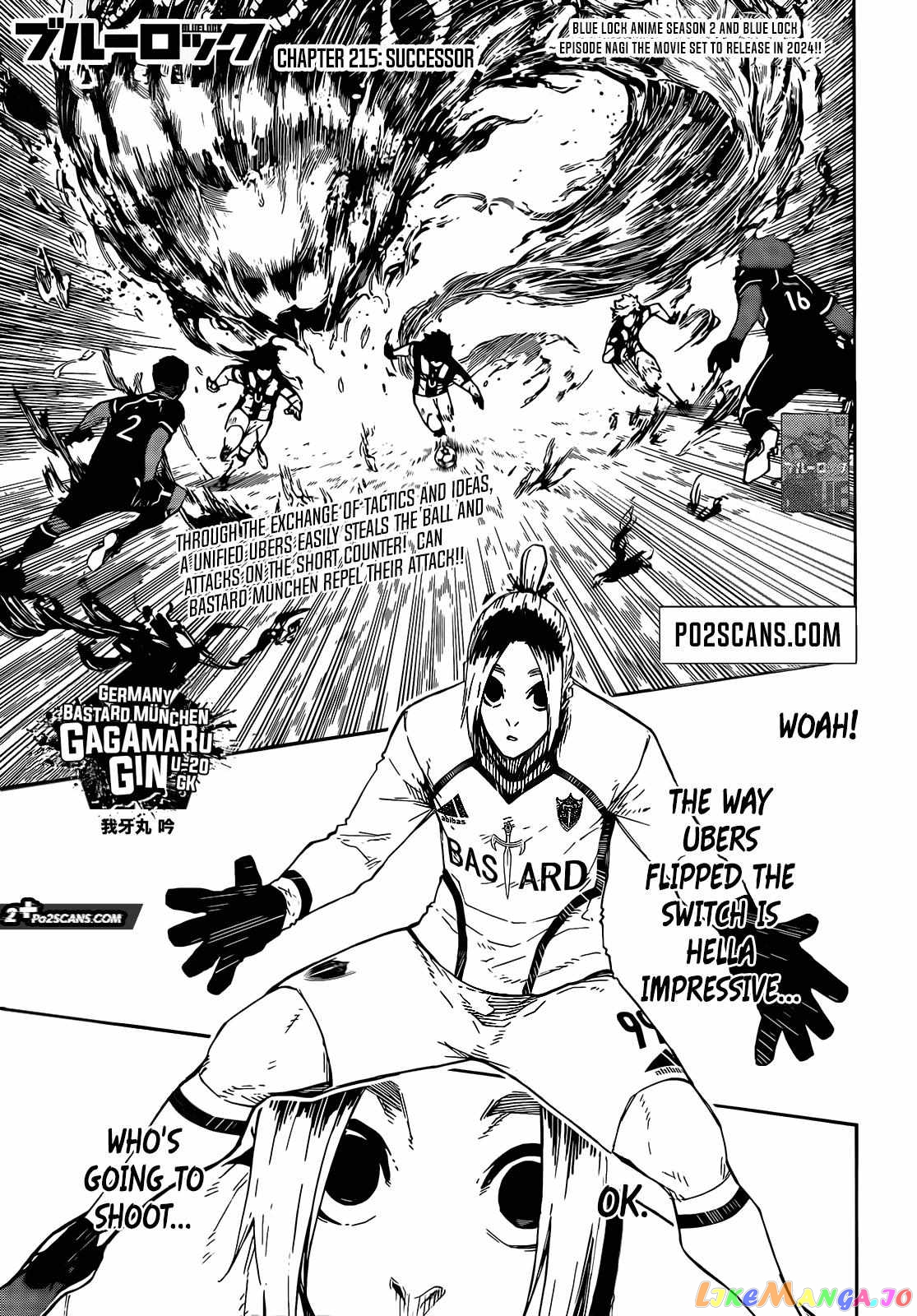 Blue Lock Chapter 215 image 02